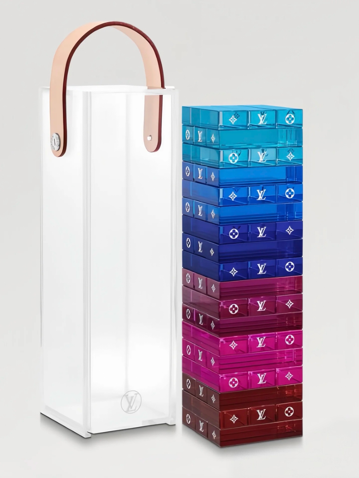 LV Custom Jenga Game Set