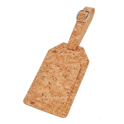 Cork Luggage Tag